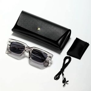 Mens and women’s Square Frame Casual vintage Fashion Glasses With Glasses Rope,